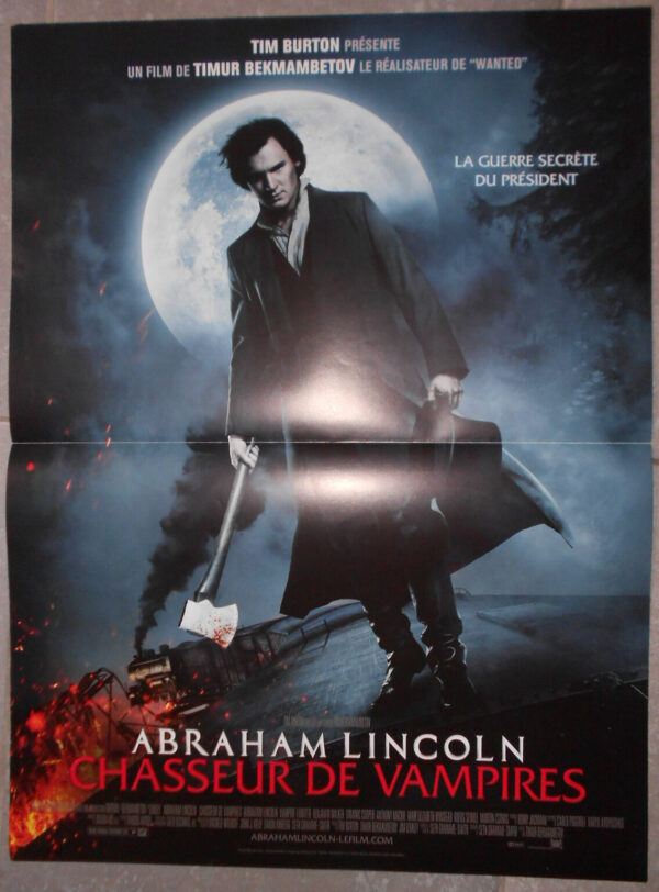 Nur 12.00 EUR f r Affiche ABRAHAM LINCOLN CHASSEUR DE VAMPIRES